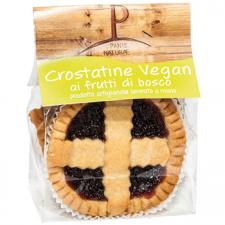 confezione di Crostatine vegane ai frutti di bosco