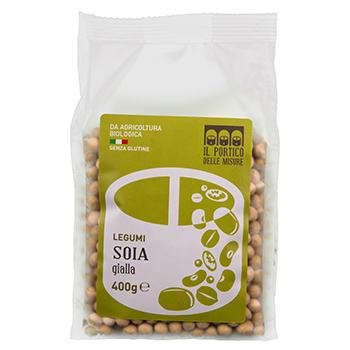 confezione di soia gialla