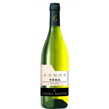 bottiglia di vino bianco Romos
